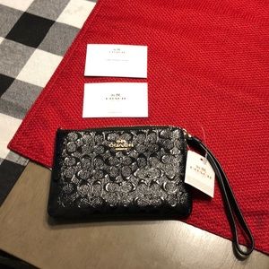 Coach black wristlet brand new